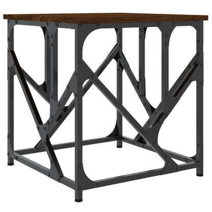 Couchtisch Braun Eichen-Optik 45x45x47,5 cm Holzwerkstoff - Pazzar.ch