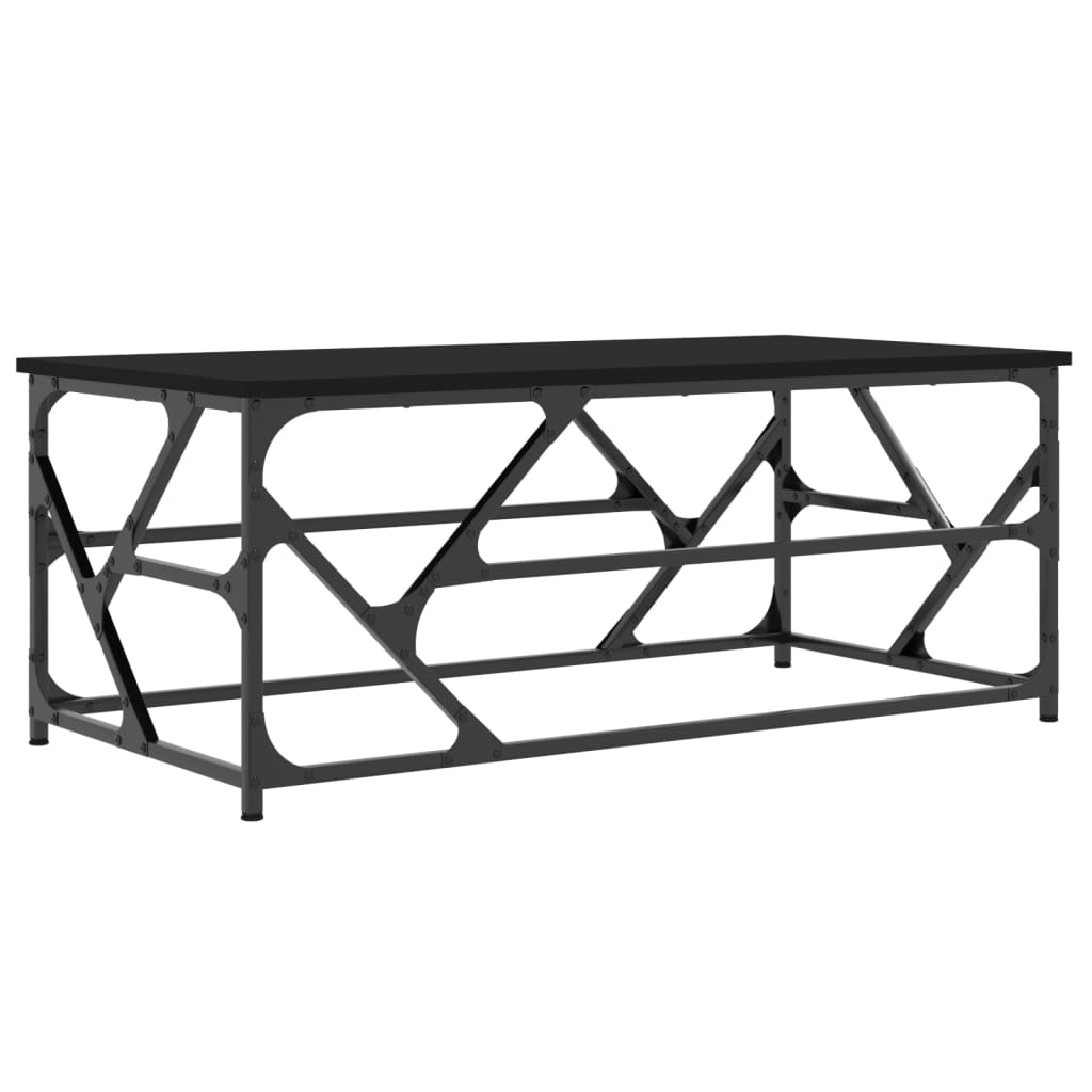 Couchtisch Schwarz 100x50x40 cm Holzwerkstoff - Pazzar.ch