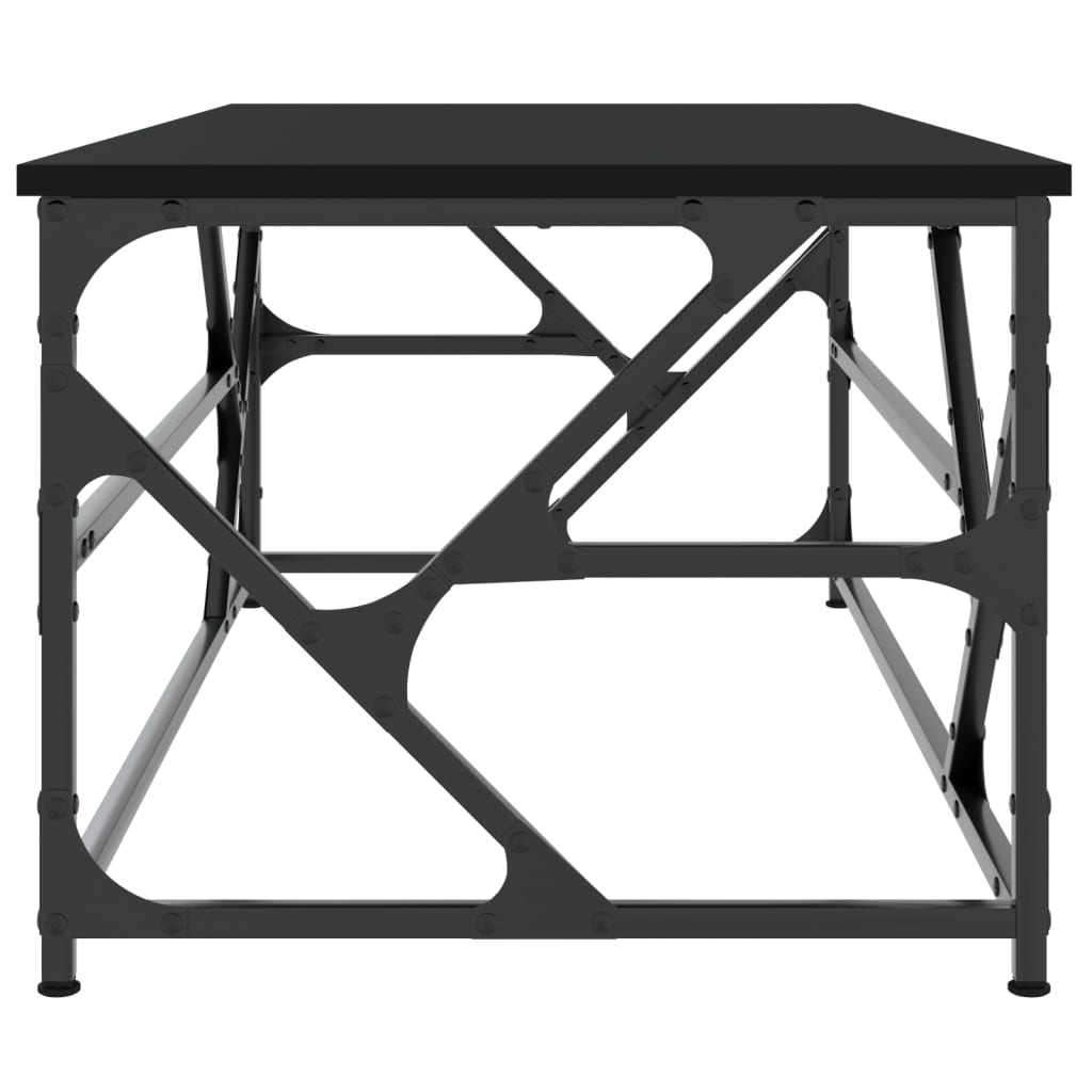 Couchtisch Schwarz 100x50x40 cm Holzwerkstoff - Pazzar.ch