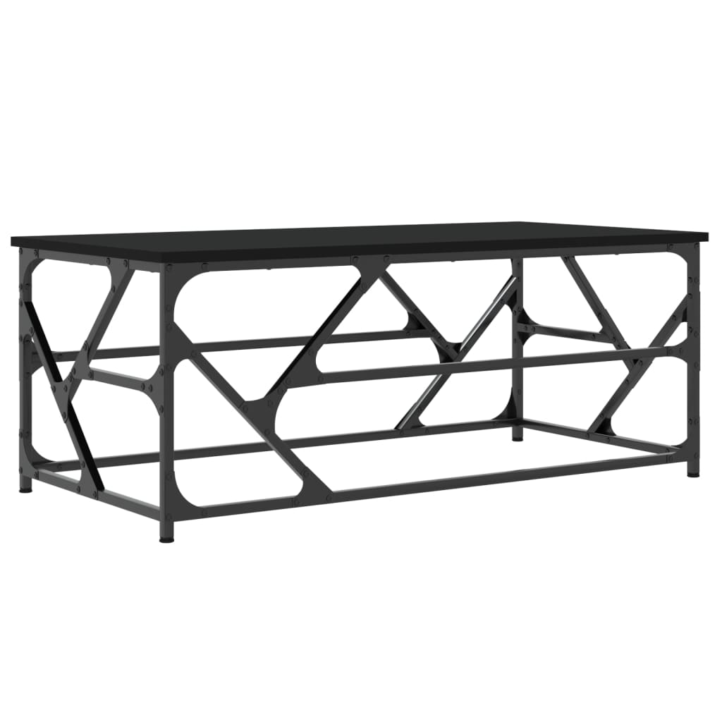 Couchtisch Schwarz 100x50x40 cm Holzwerkstoff - Pazzar.ch