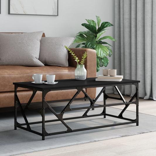 Couchtisch Schwarz 100x50x40 cm Holzwerkstoff - Pazzar.ch