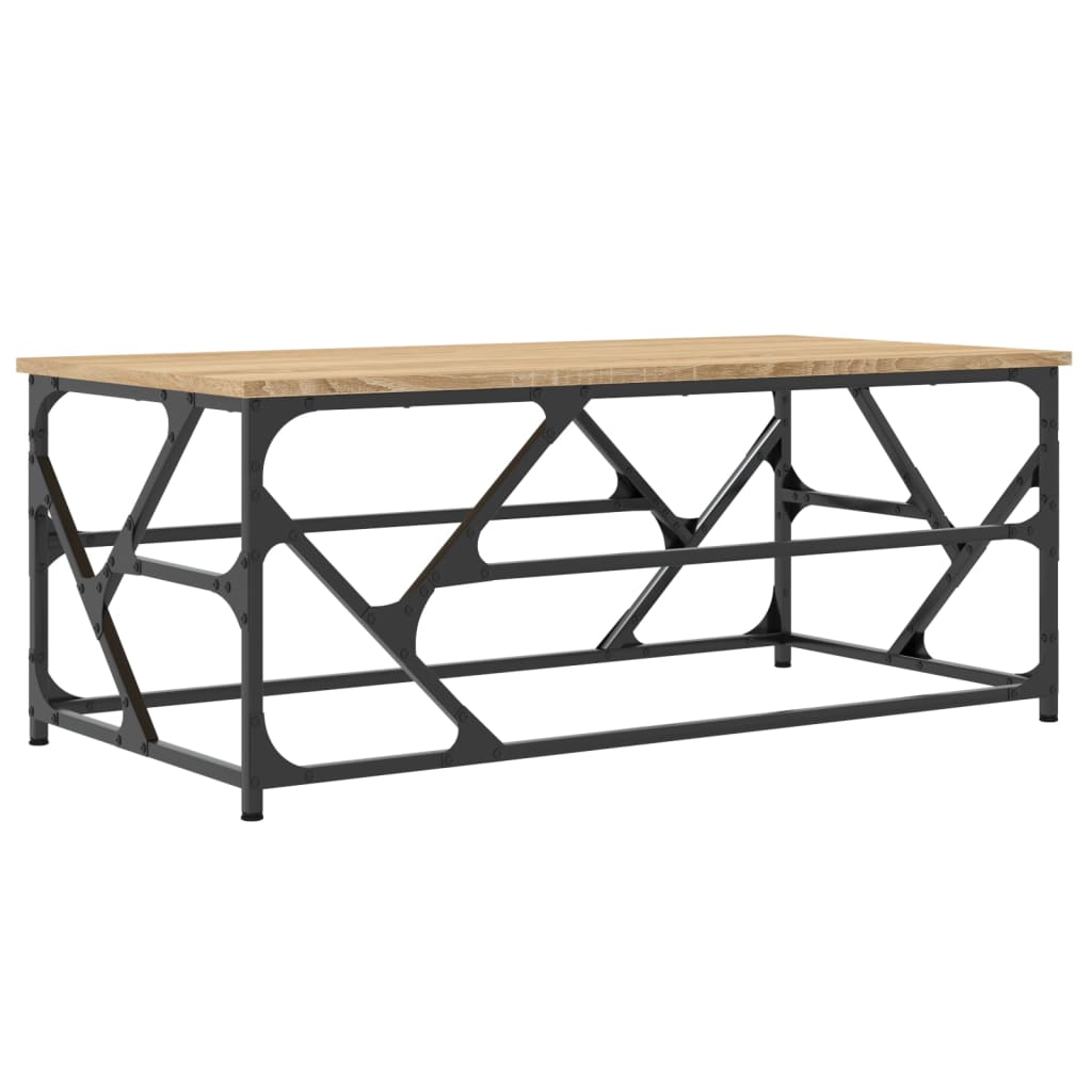 Couchtisch Sonoma-Eiche 100x50x40 cm Holzwerkstoff - Pazzar.ch