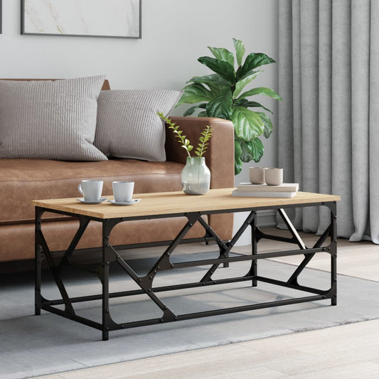 Couchtisch Sonoma-Eiche 100x50x40 cm Holzwerkstoff - Pazzar.ch