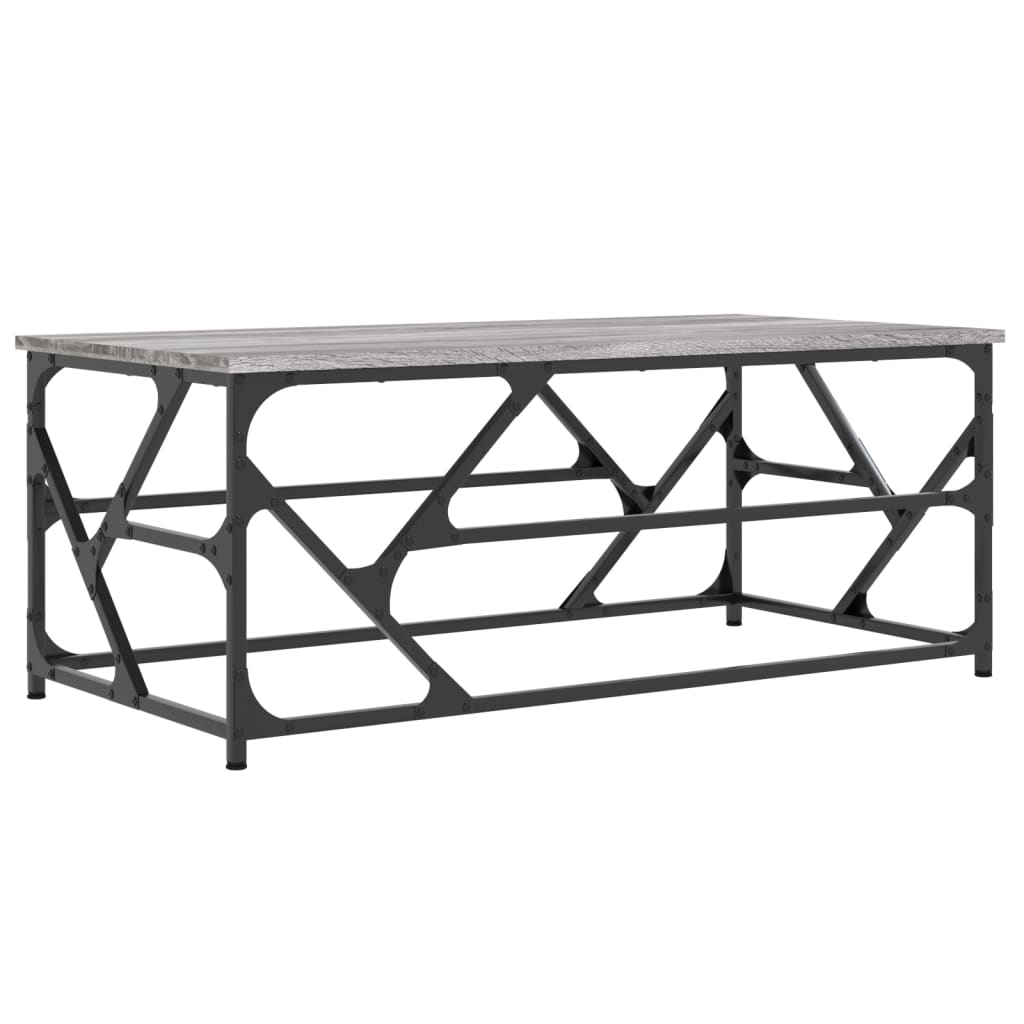 Couchtisch Grau Sonoma 100x50x40 cm Holzwerkstoff - Pazzar.ch