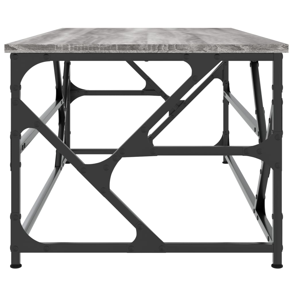 Couchtisch Grau Sonoma 100x50x40 cm Holzwerkstoff - Pazzar.ch