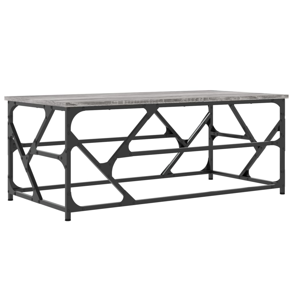 Couchtisch Grau Sonoma 100x50x40 cm Holzwerkstoff - Pazzar.ch