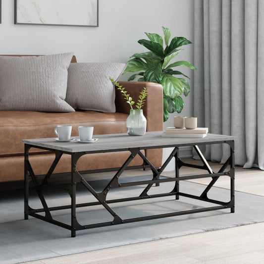 Couchtisch Grau Sonoma 100x50x40 cm Holzwerkstoff - Pazzar.ch