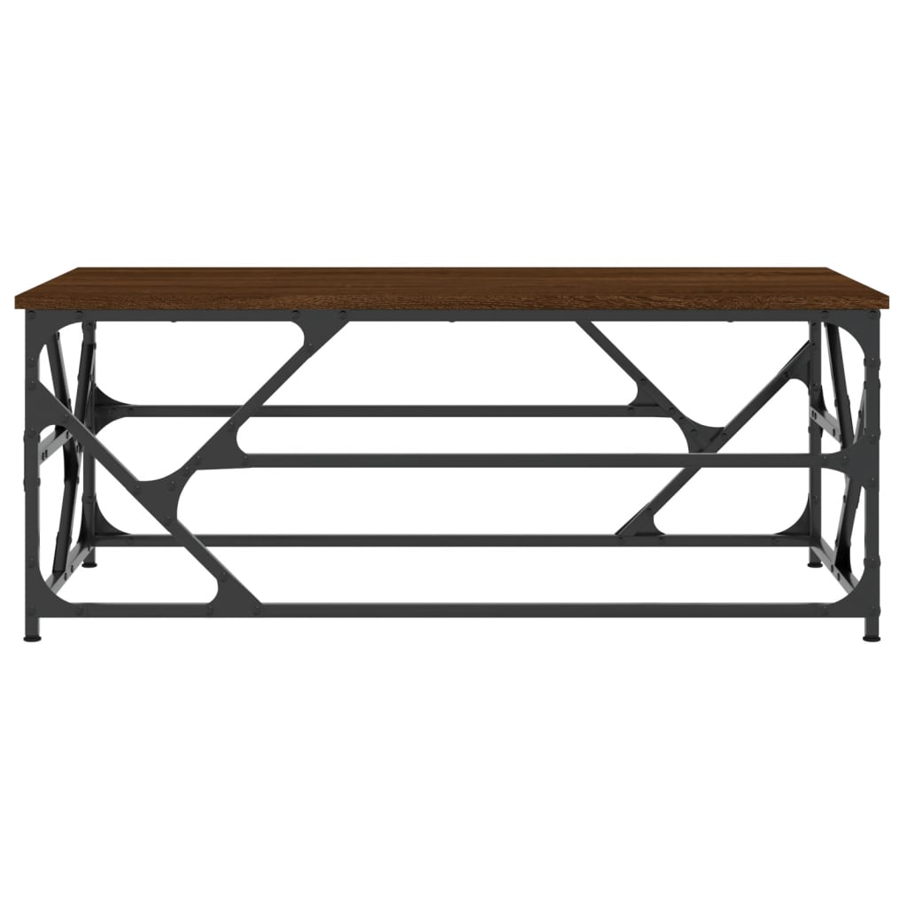 Couchtisch Braun Eichen-Optik 100x50x40 cm Holzwerkstoff - Pazzar.ch