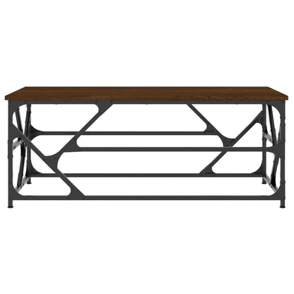 Couchtisch Braun Eichen-Optik 100x50x40 cm Holzwerkstoff - Pazzar.ch