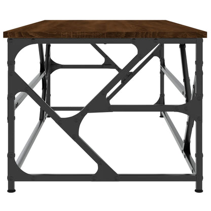 Couchtisch Braun Eichen-Optik 100x50x40 cm Holzwerkstoff - Pazzar.ch