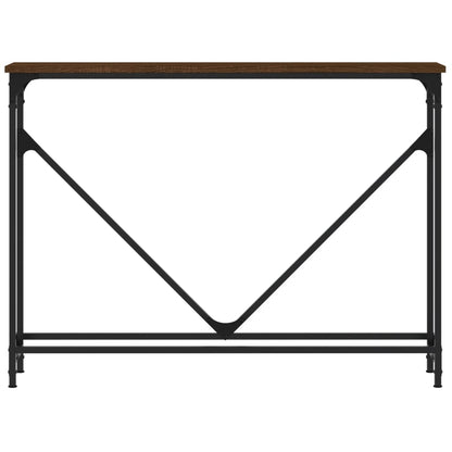 Konsolentisch Braun Eichen-Optik 102x22,5x75 cm Holzwerkstoff - Pazzar.ch