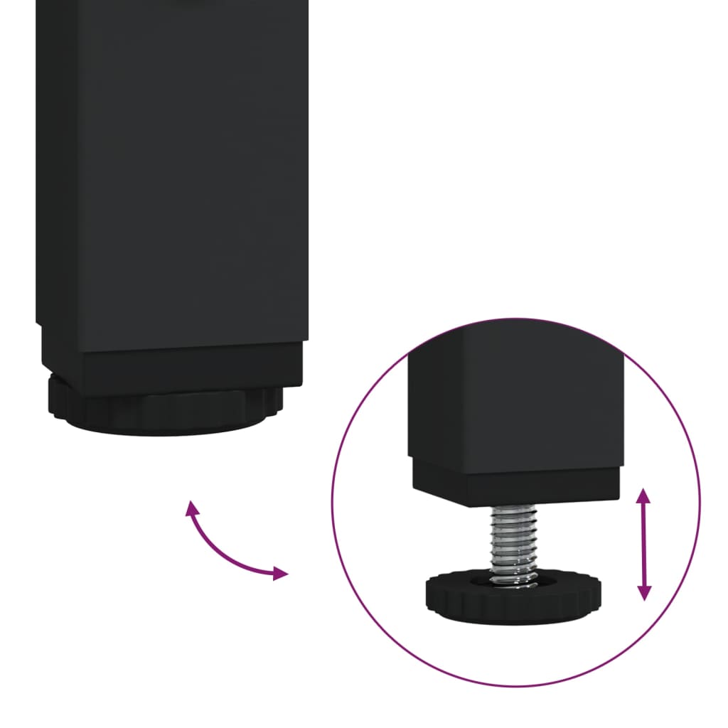 Konsolentische 2 Stk. Braun Eichen-Optik Holzwerkstoff - Pazzar.ch