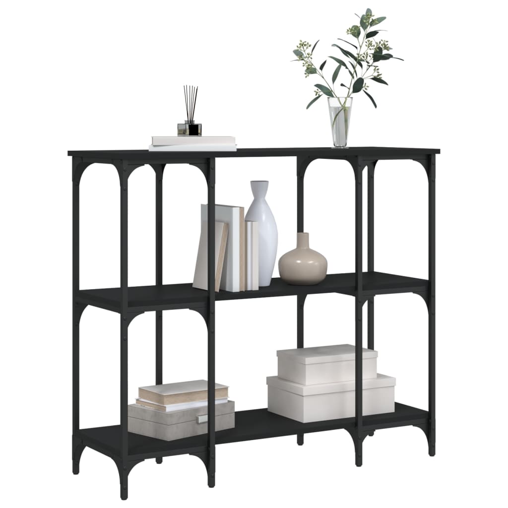 Konsolentisch Schwarz 102x35x90 cm Holzwerkstoff - Pazzar.ch