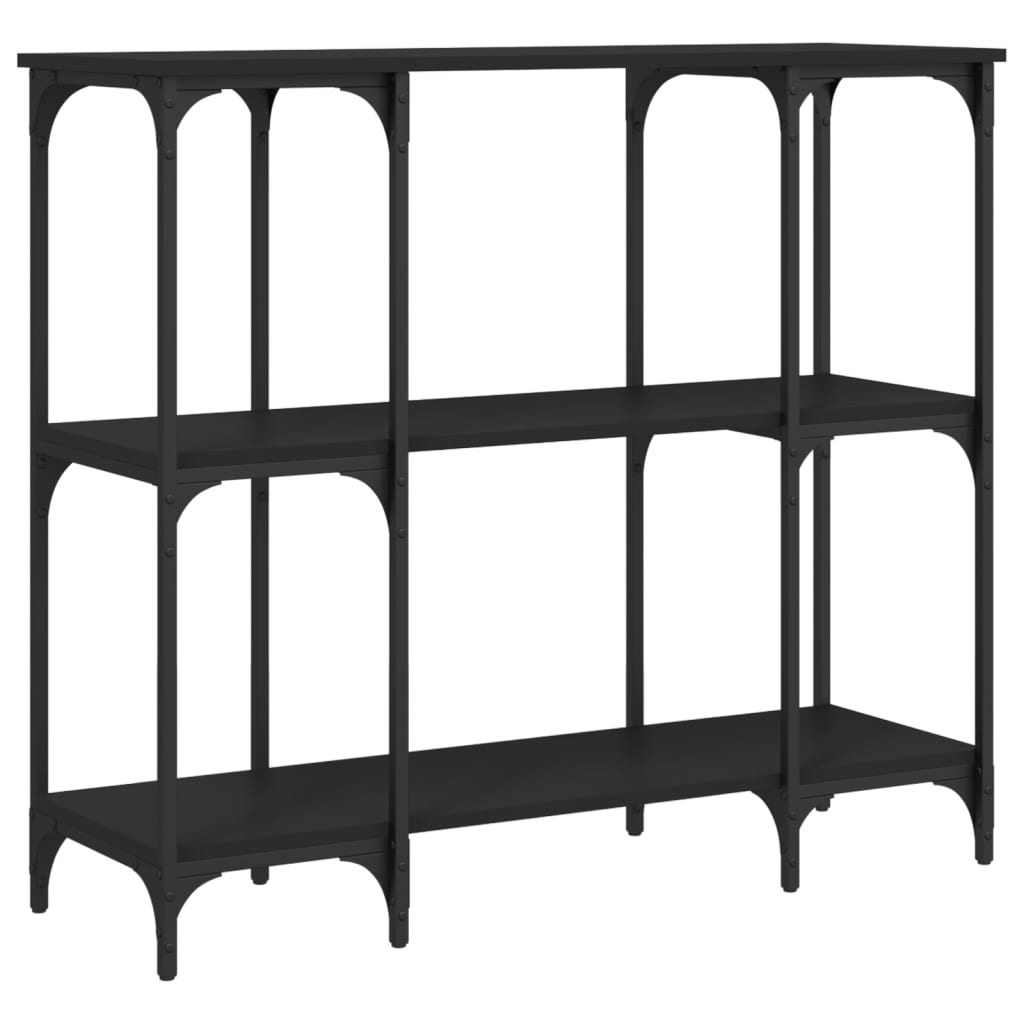 Konsolentisch Schwarz 102x35x90 cm Holzwerkstoff - Pazzar.ch