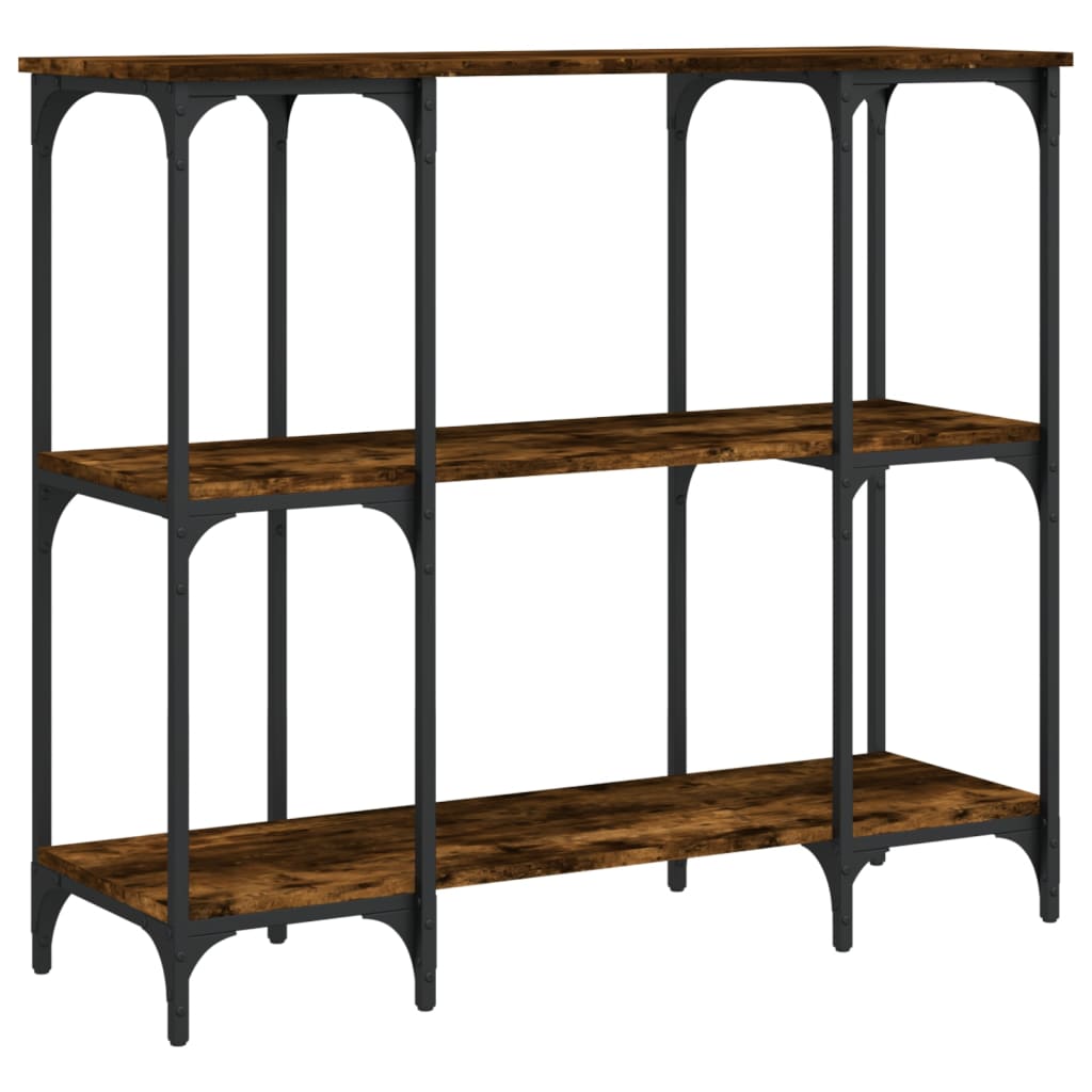Konsolentisch Räuchereiche 102x35x90 cm Holzwerkstoff - Pazzar.ch