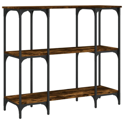 Konsolentisch Räuchereiche 102x35x90 cm Holzwerkstoff - Pazzar.ch