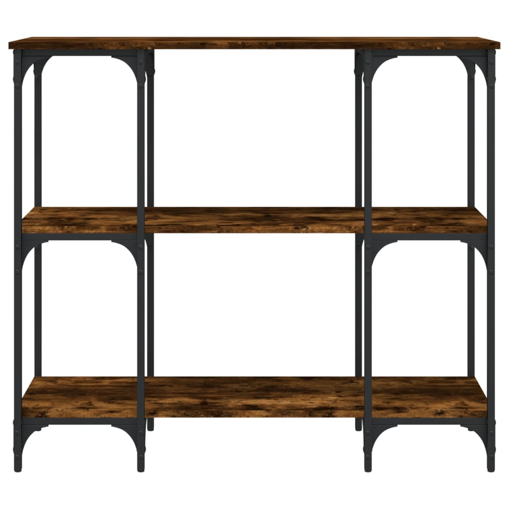Konsolentisch Räuchereiche 102x35x90 cm Holzwerkstoff - Pazzar.ch