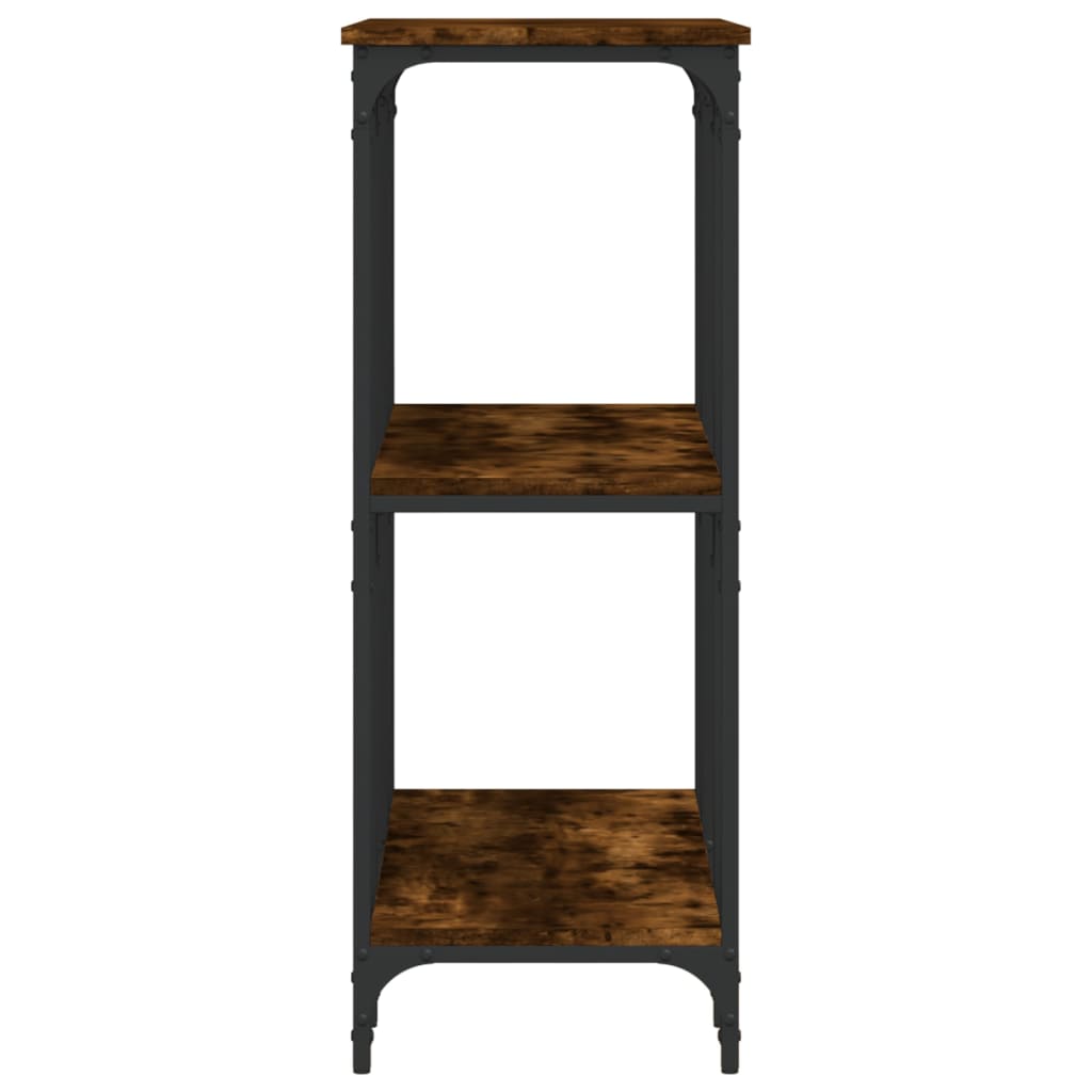 Konsolentisch Räuchereiche 102x35x90 cm Holzwerkstoff - Pazzar.ch