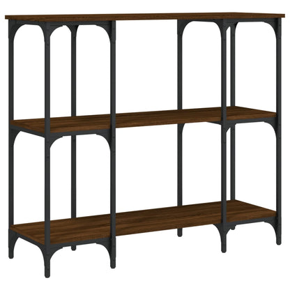 Konsolentisch Braun Eichen-Optik 102x35x90 cm Holzwerkstoff - Pazzar.ch
