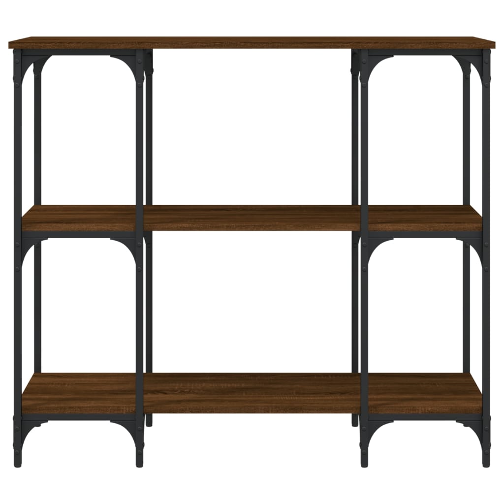 Konsolentisch Braun Eichen-Optik 102x35x90 cm Holzwerkstoff - Pazzar.ch