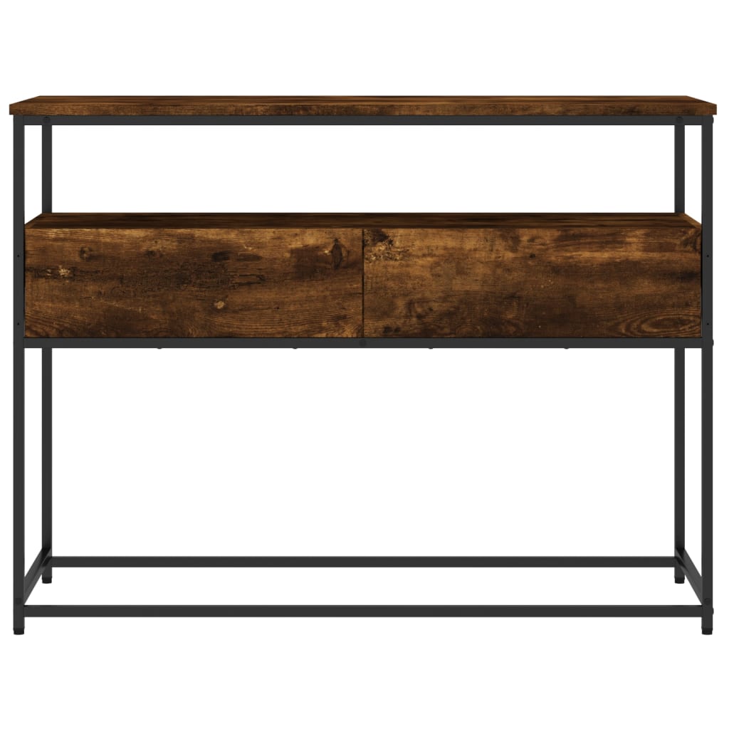 Konsolentisch Räuchereiche 100x40x75 cm Holzwerkstoff - Pazzar.ch