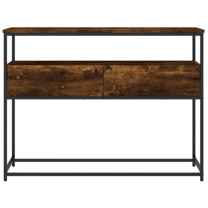 Konsolentisch Räuchereiche 100x40x75 cm Holzwerkstoff - Pazzar.ch