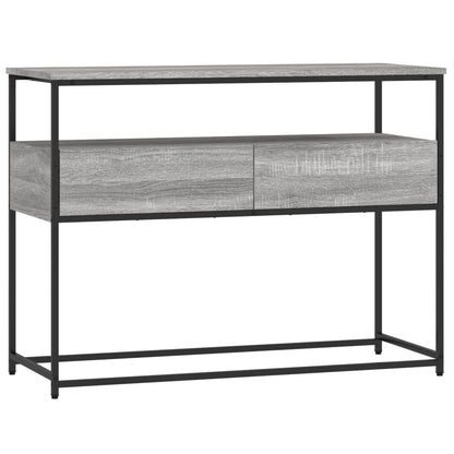 Konsolentisch Grau Sonoma 100x40x75 cm Holzwerkstoff - Pazzar.ch
