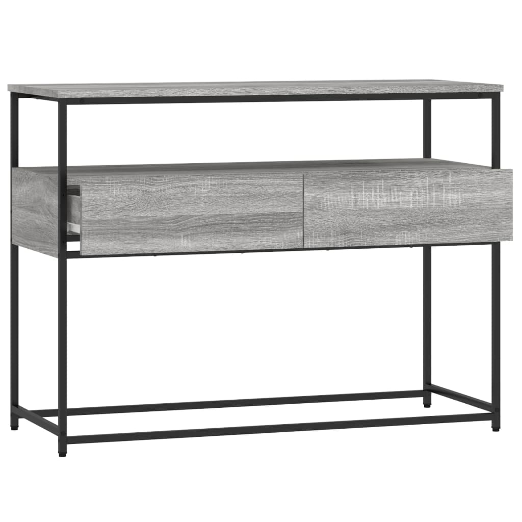 Konsolentisch Grau Sonoma 100x40x75 cm Holzwerkstoff - Pazzar.ch