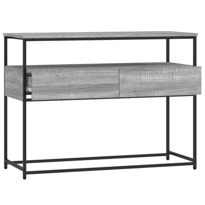 Konsolentisch Grau Sonoma 100x40x75 cm Holzwerkstoff - Pazzar.ch