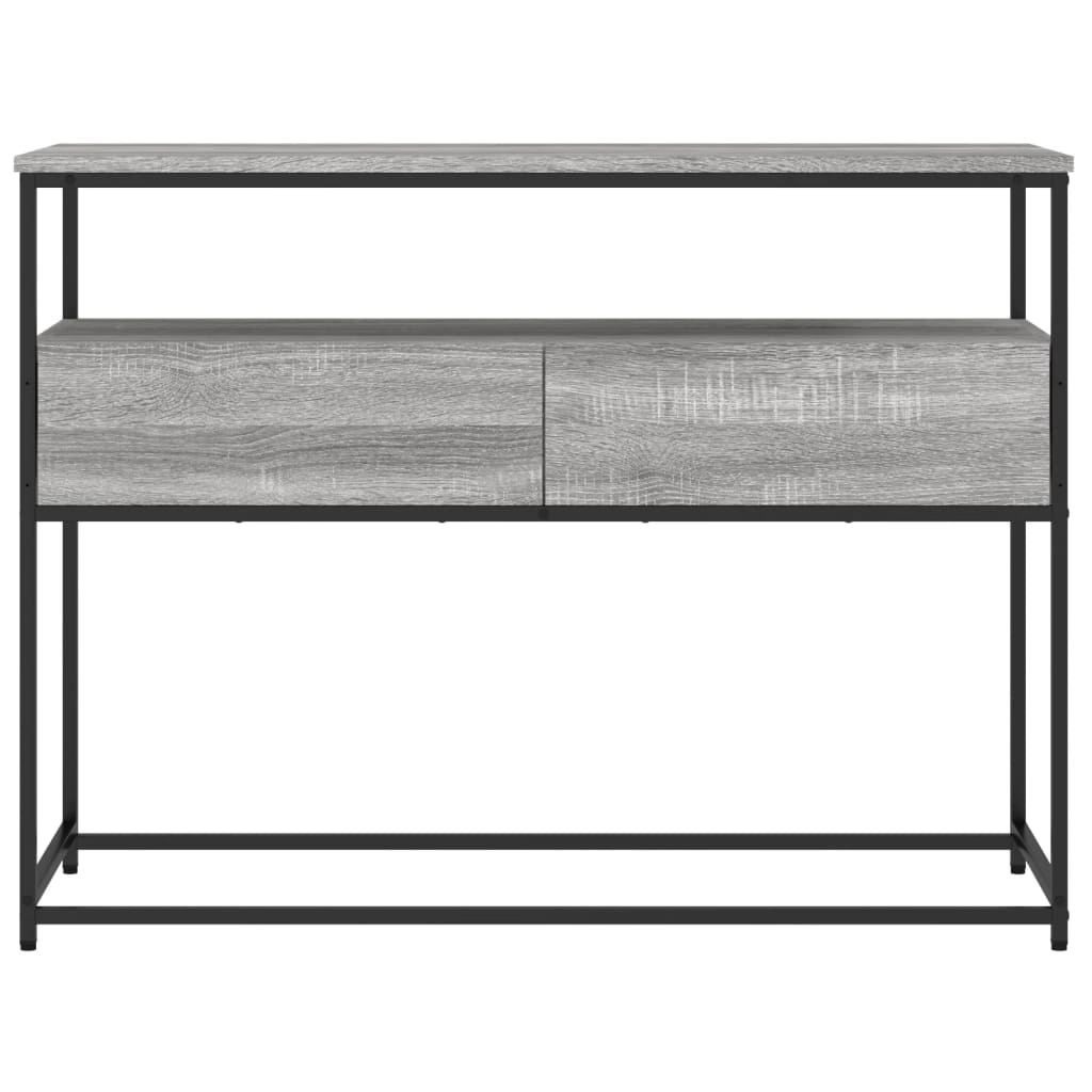 Konsolentisch Grau Sonoma 100x40x75 cm Holzwerkstoff - Pazzar.ch