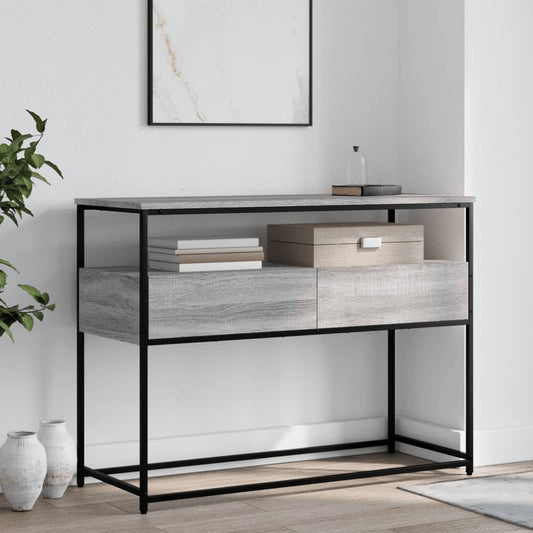 Konsolentisch Grau Sonoma 100x40x75 cm Holzwerkstoff - Pazzar.ch
