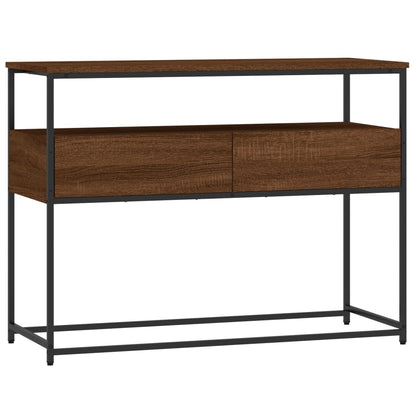 Konsolentisch Braun Eichen-Optik 100x40x75 cm Holzwerkstoff - Pazzar.ch