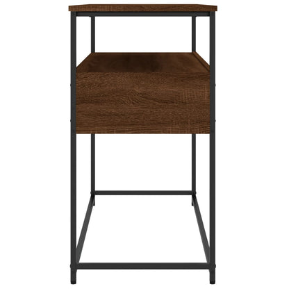 Konsolentisch Braun Eichen-Optik 100x40x75 cm Holzwerkstoff - Pazzar.ch