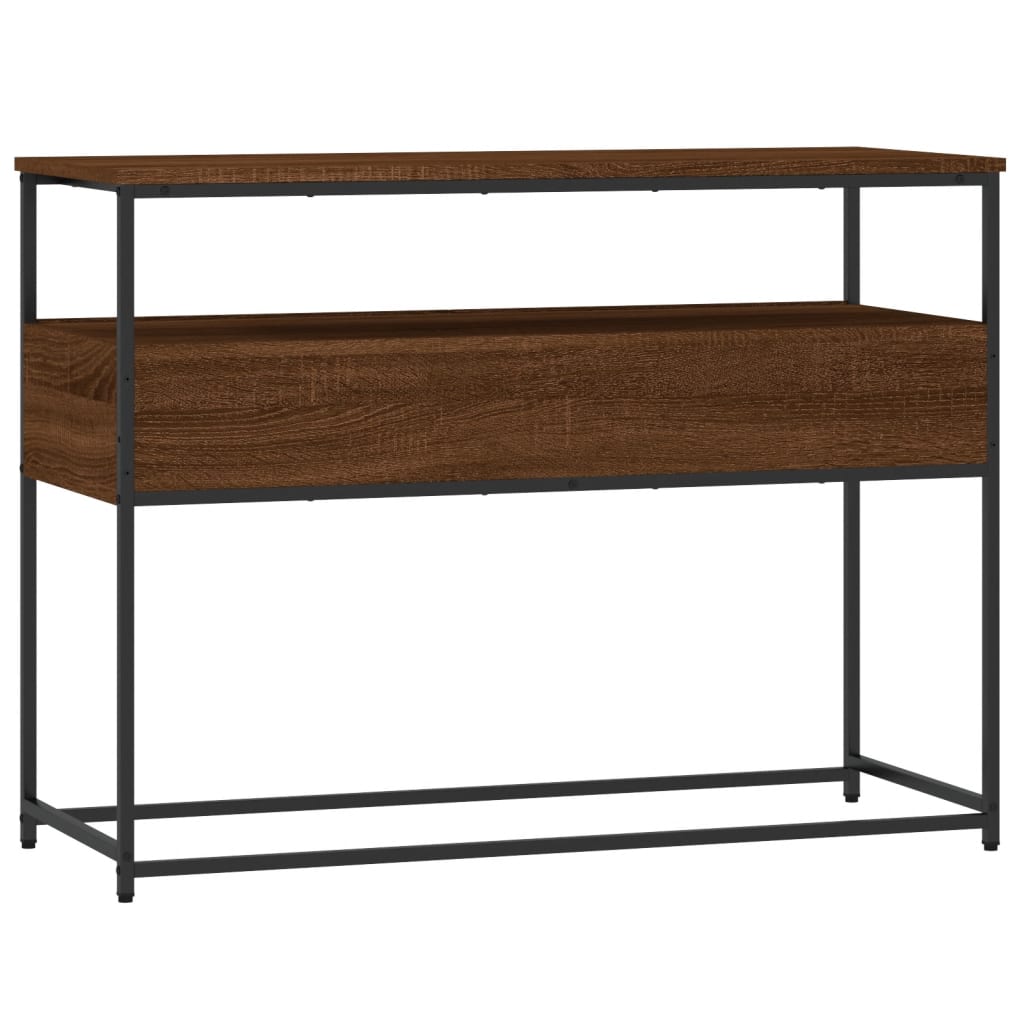 Konsolentisch Braun Eichen-Optik 100x40x75 cm Holzwerkstoff - Pazzar.ch