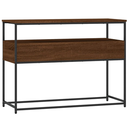 Konsolentisch Braun Eichen-Optik 100x40x75 cm Holzwerkstoff - Pazzar.ch