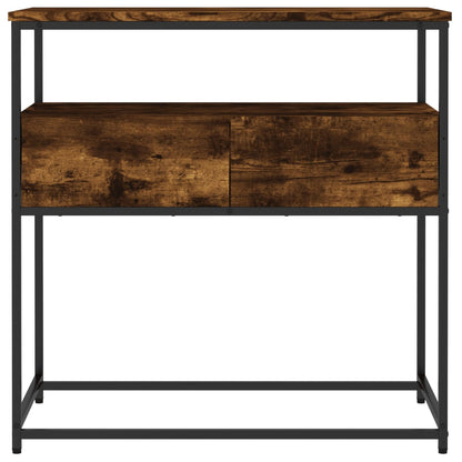 Konsolentisch Räuchereiche 75x40x75 cm Holzwerkstoff - Pazzar.ch