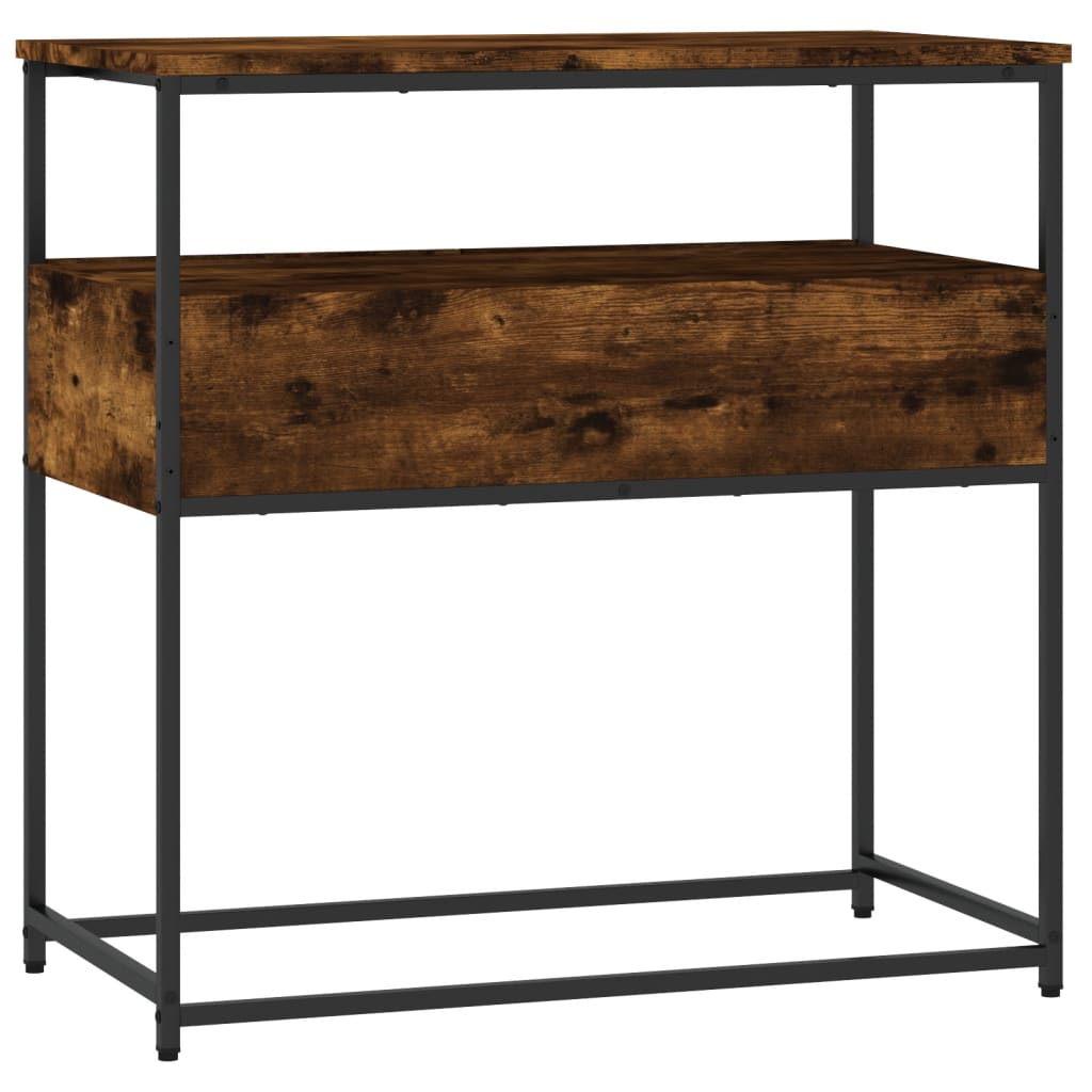 Konsolentisch Räuchereiche 75x40x75 cm Holzwerkstoff - Pazzar.ch