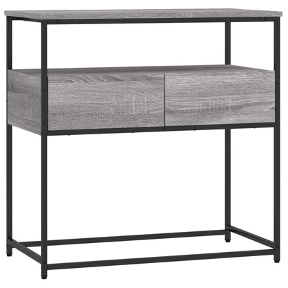 Konsolentisch Grau Sonoma 75x40x75 cm Holzwerkstoff - Pazzar.ch