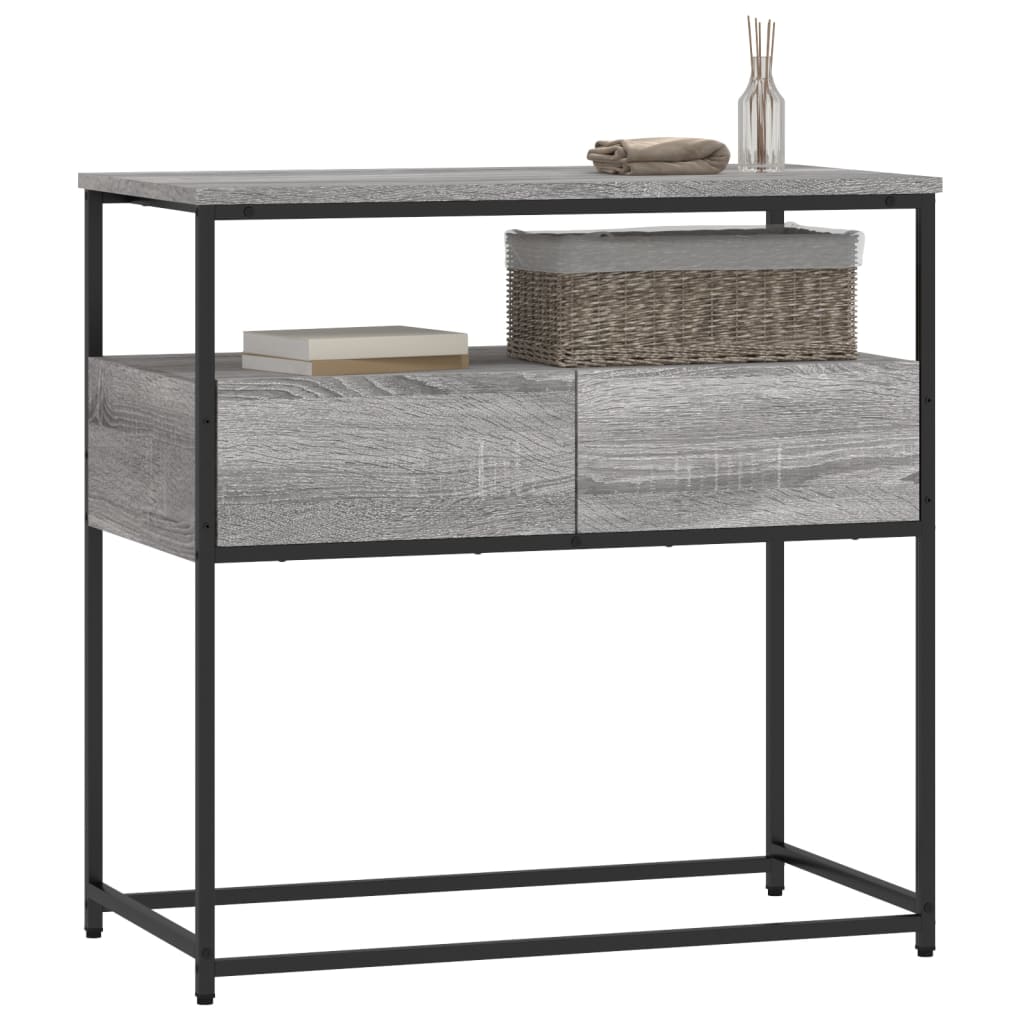 Konsolentisch Grau Sonoma 75x40x75 cm Holzwerkstoff - Pazzar.ch