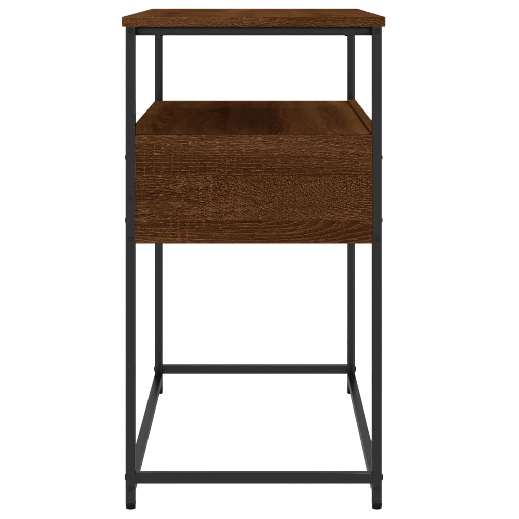Konsolentisch Braun Eichen-Optik 75x40x75 cm Holzwerkstoff - Pazzar.ch