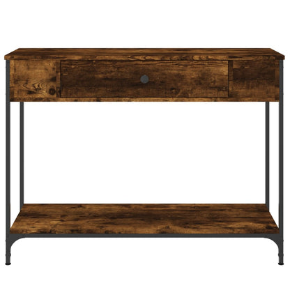 Konsolentisch Räuchereiche 100x34,5x75 cm Holzwerkstoff - Pazzar.ch