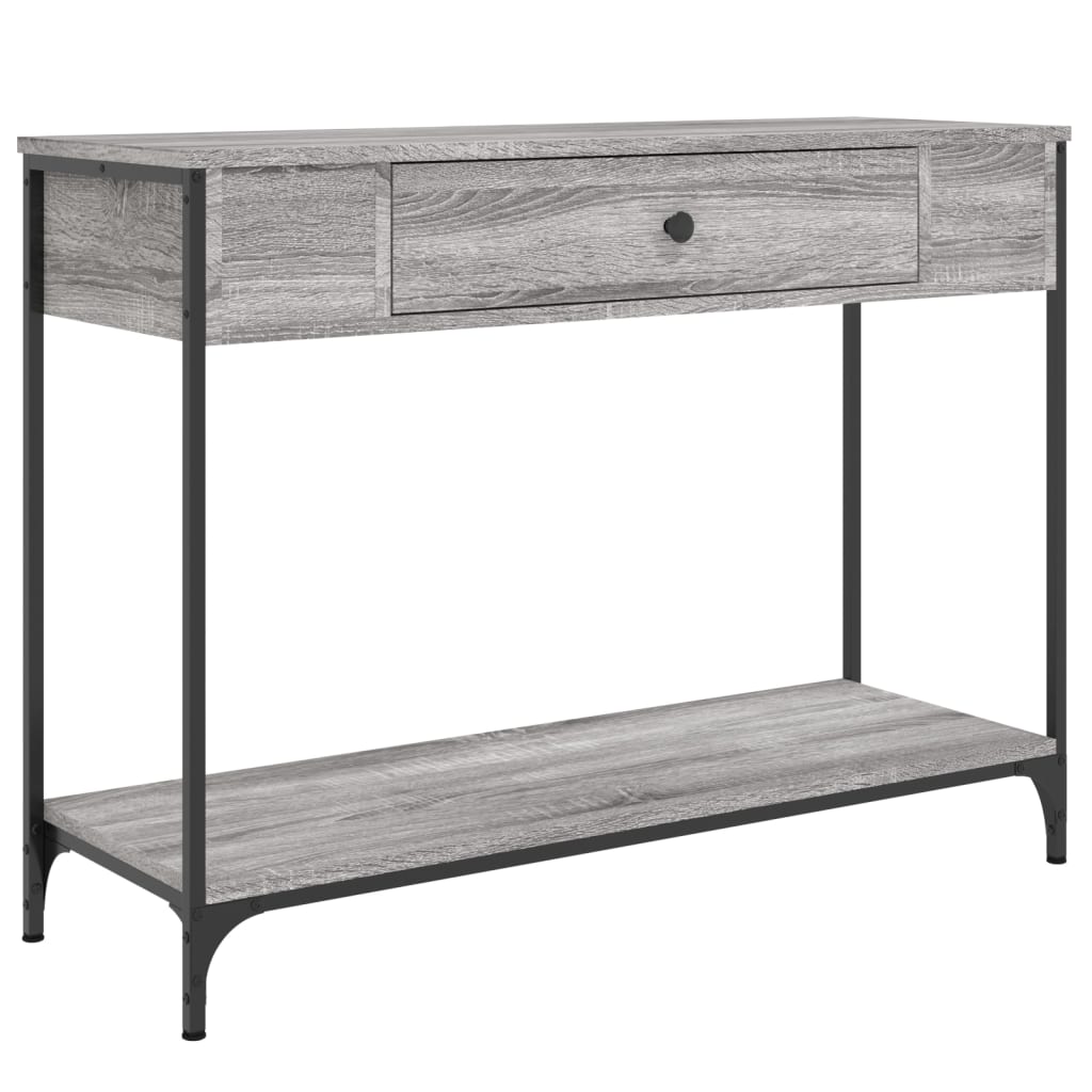 Konsolentisch Grau Sonoma 100x34,5x75 cm Holzwerkstoff - Pazzar.ch