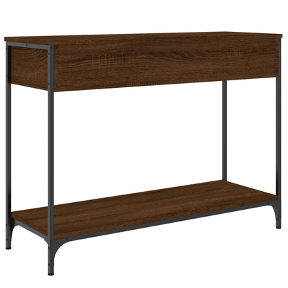 Konsolentisch Braun Eichen-Optik 100x34,5x75 cm Holzwerkstoff - Pazzar.ch