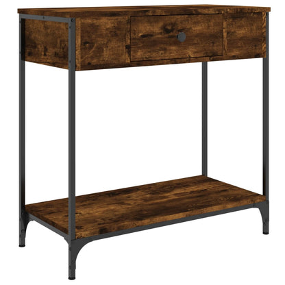 Konsolentisch Räuchereiche 75x34,5x75 cm Holzwerkstoff - Pazzar.ch