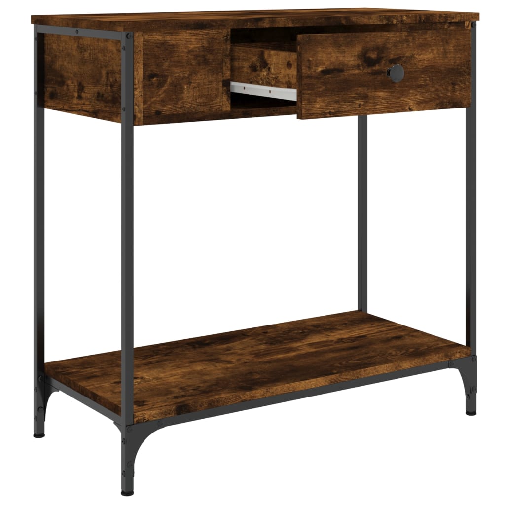 Konsolentisch Räuchereiche 75x34,5x75 cm Holzwerkstoff - Pazzar.ch