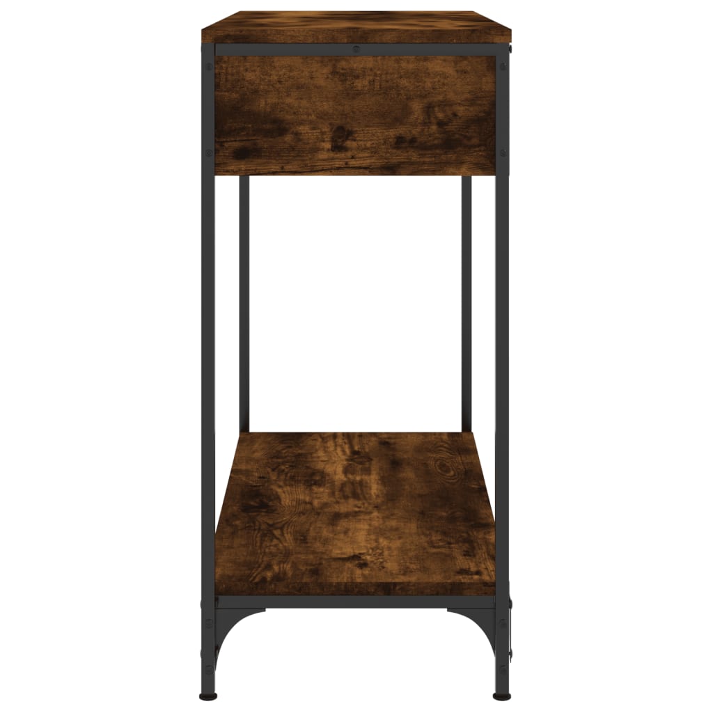 Konsolentisch Räuchereiche 75x34,5x75 cm Holzwerkstoff - Pazzar.ch
