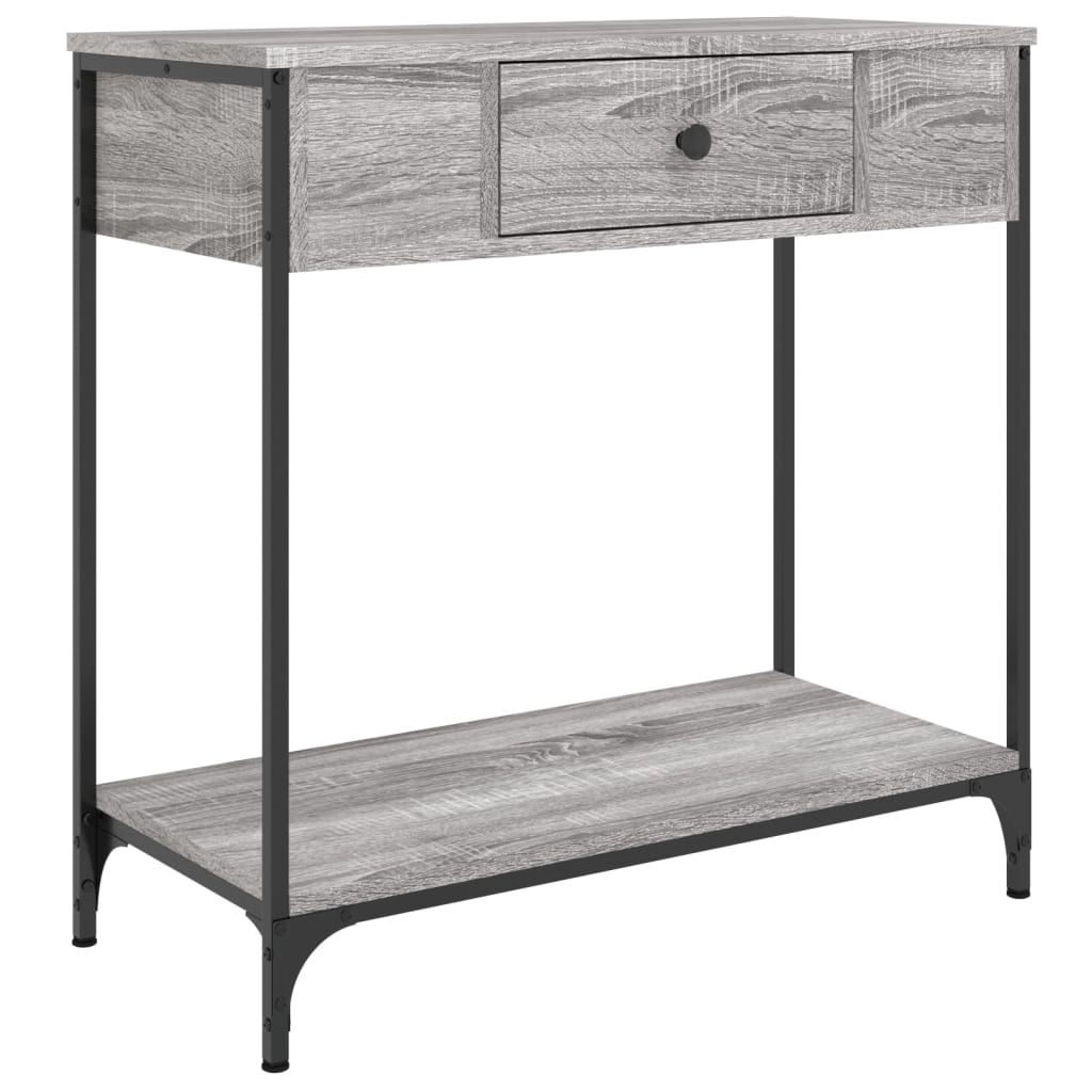 Konsolentisch Grau Sonoma 75x34,5x75 cm Holzwerkstoff - Pazzar.ch