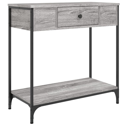 Konsolentisch Grau Sonoma 75x34,5x75 cm Holzwerkstoff - Pazzar.ch