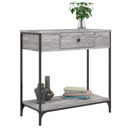Konsolentisch Grau Sonoma 75x34,5x75 cm Holzwerkstoff - Pazzar.ch