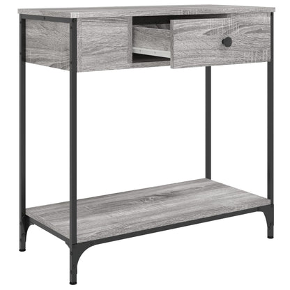 Konsolentisch Grau Sonoma 75x34,5x75 cm Holzwerkstoff - Pazzar.ch